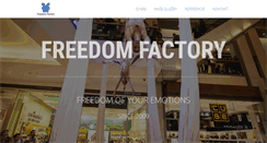 Desktop Screenshot of freedomfactory.eu